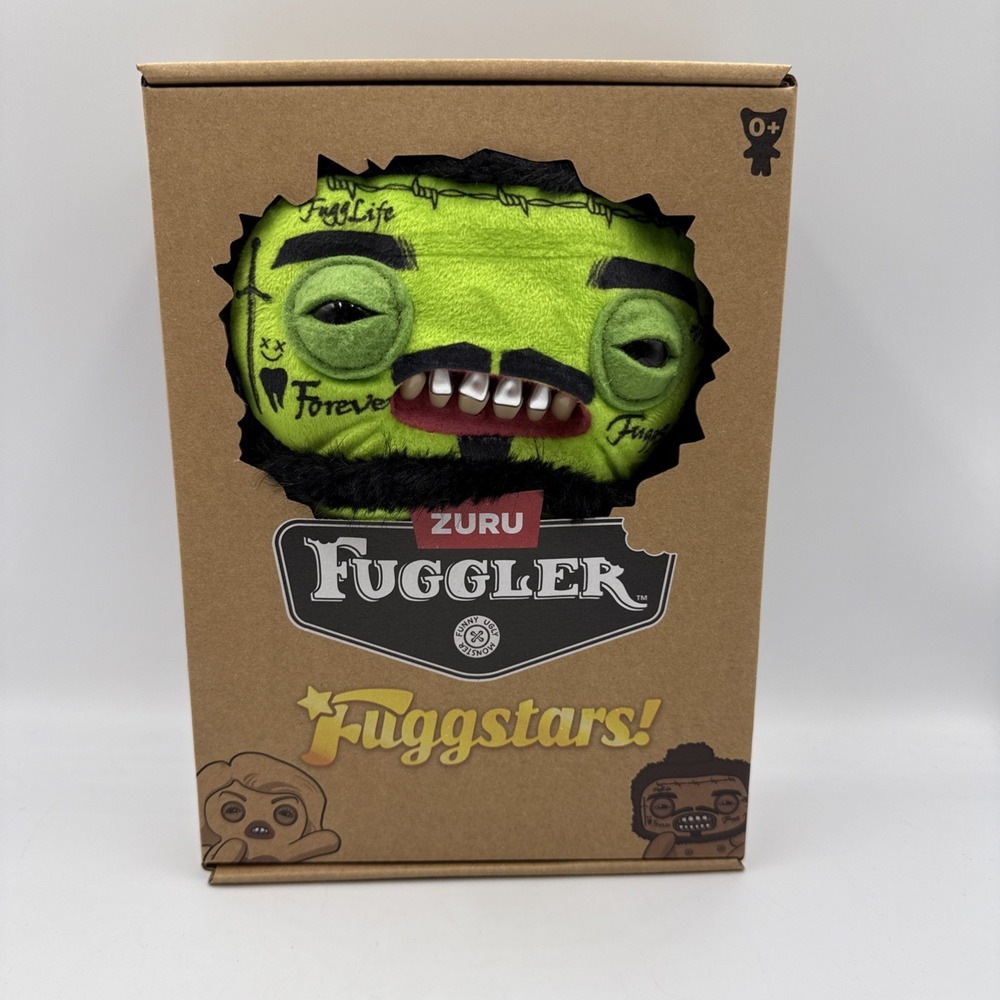 Zuru Fuggler Fuggstars ⭐️ Rhymer McSlimer Post Malone Green Funny Ugly Monster